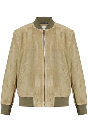 Bomber in pelle di agnello verde chiaro PAUL SMITH | M1R280UN0004035C